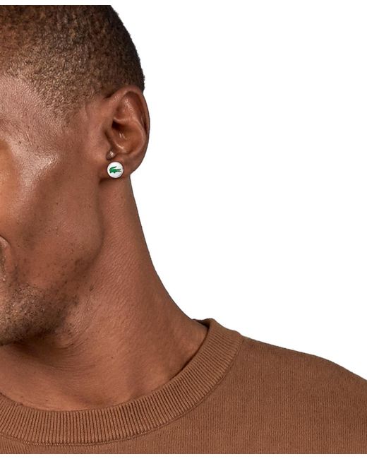 Lacoste Green Arthor Silver-tone Stainless Steel for men