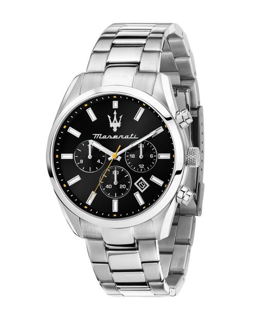 Maserati Gray Multifunction Metal Band Watch for men
