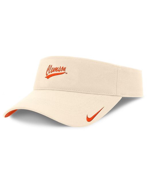 Nike Natural Ohio State Buckeyes Primetime Ace Adjustable Visor Hat for men