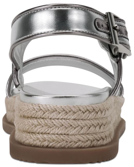 DKNY Metallic Bernae Slingback Sandals