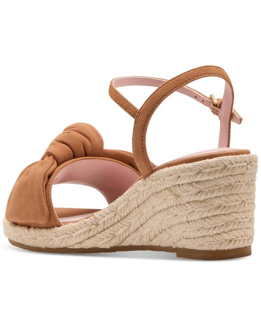 Kate Spade Brown Leandra Espadrille Wedge Sandals