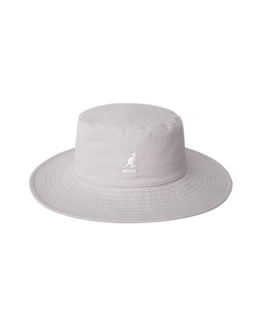 Kangol Gray Washed Fisherman Hat Bucket Hat for men