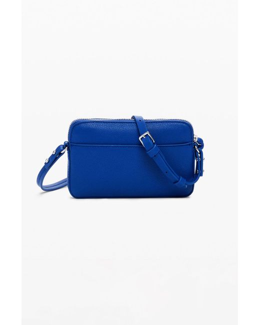 Desigual Blue Convertible Wallet 3d Logo