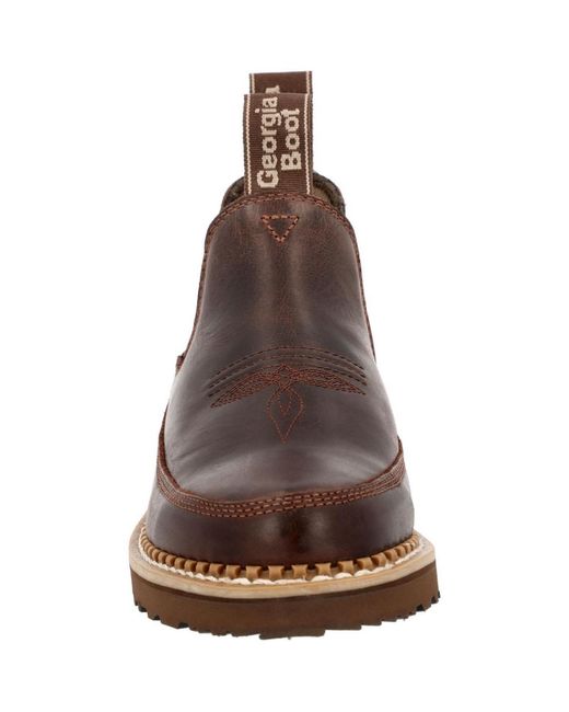 Georgia Boot Brown Romeo Work Shoe