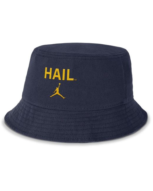 Nike Blue Michigan Wolverines Apex Primetime Bucket Hat for men
