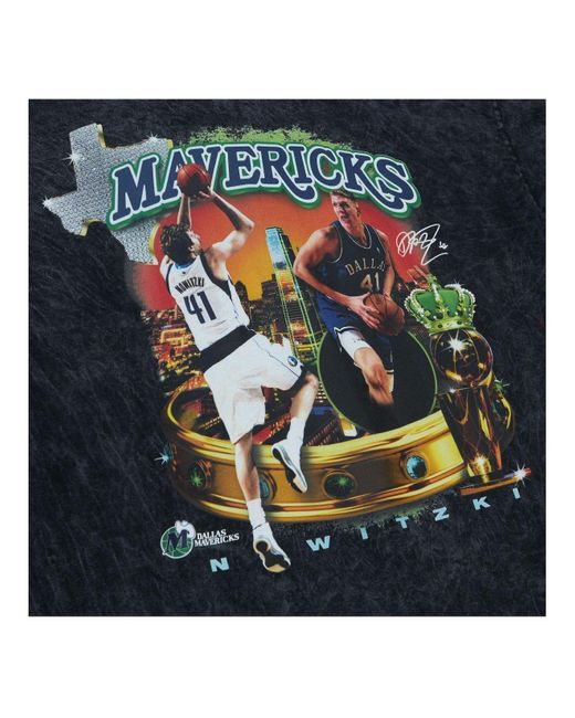Mitchell & Ness Crowned Tee Dallas Mavericks Dirk Nowitzki