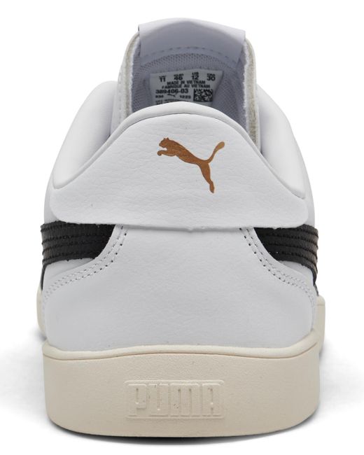 PUMA White Club 5v5 Casual Sneakers From Finish Line for men