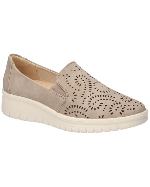 Easy Street Natural Ying Comfort Slip-on Flats