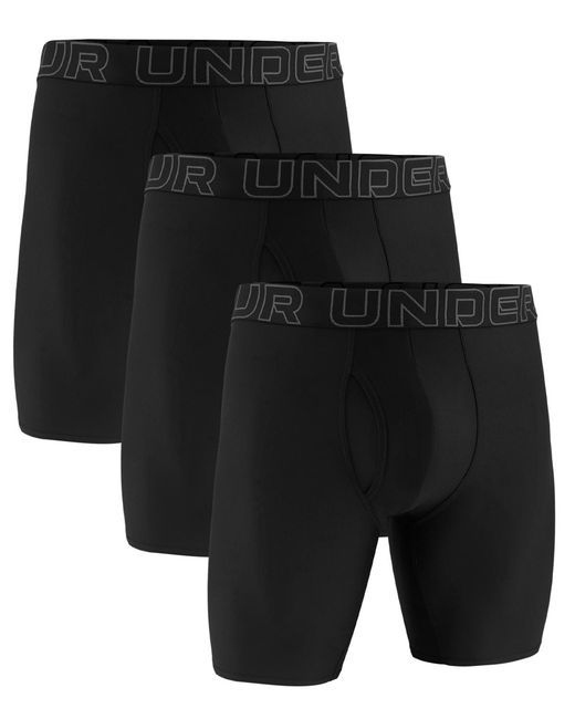 Under Armour Black 3-pack Performance Tech Solid Underwear for men