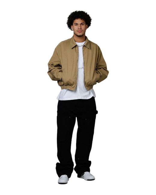 MNML Brown Grandpa's Bomber Jacket for men