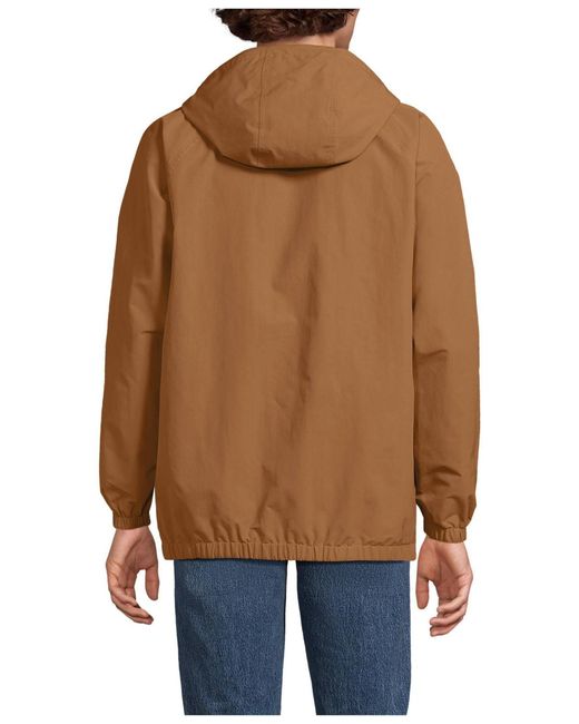 Lands' End Brown Squall Varsity Jacket for men