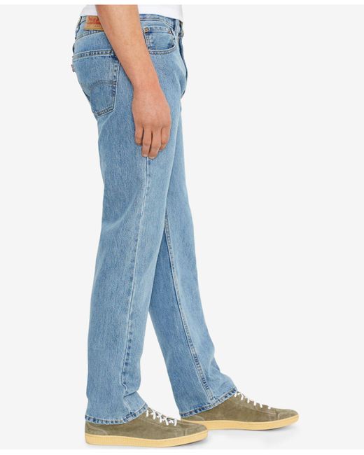 Levi's Denim 505 Regular-fit Non-stretch Jeans in Light Stonewash (Blue) for Men - Lyst
