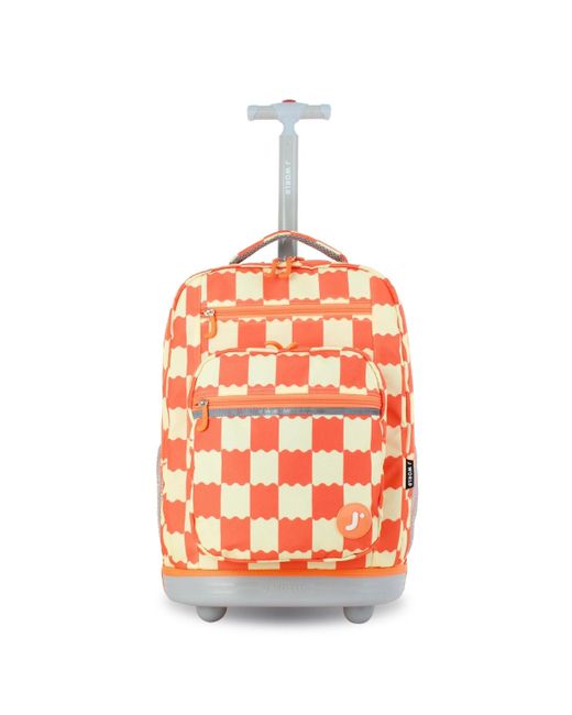 J World Orange Sundance Laptop 20" Rolling Backpack