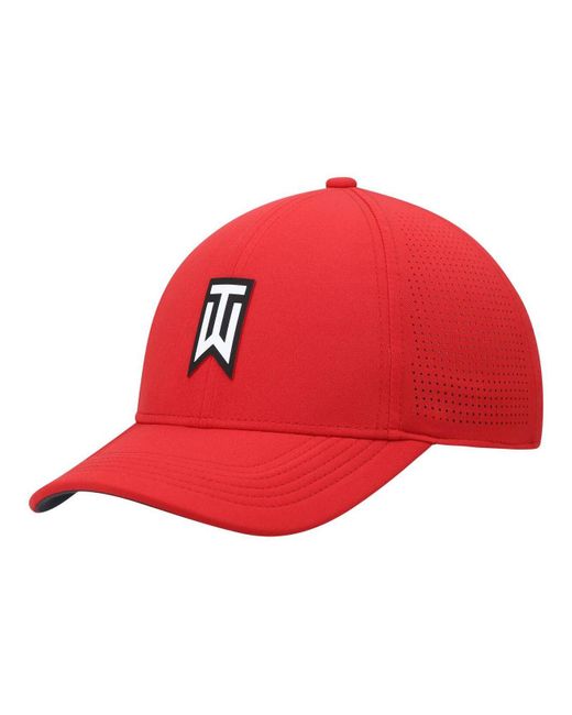 Nike Golf Red Tiger Woods Legacy91 Performance Flex Hat for Men | Lyst