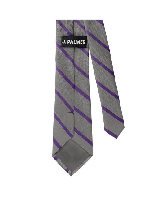 J. Palmer Gray Baltimore Ravens Game Day Tie for men