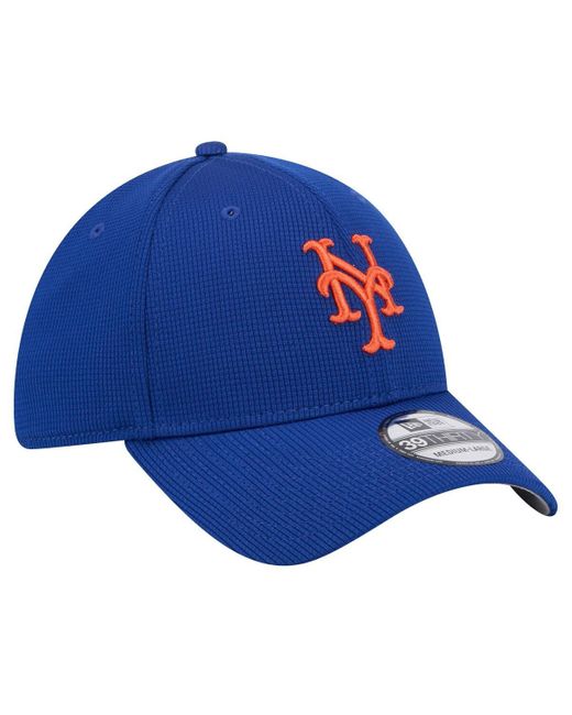 KTZ Blue New York Mets Active Pivot 39thirty Flex Hat for men