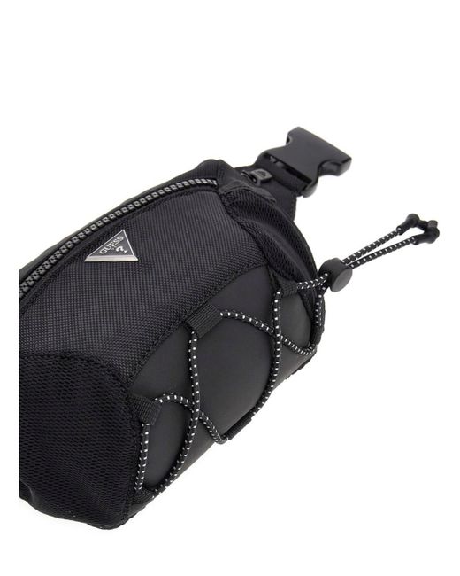 Guess Black Trento Multifunctional Bum Bag for men
