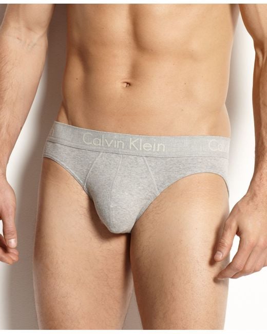 Calvin Klein Men's Underwear, Body Hip Brief 2 Pack U1803 in Gray for Men |  Lyst