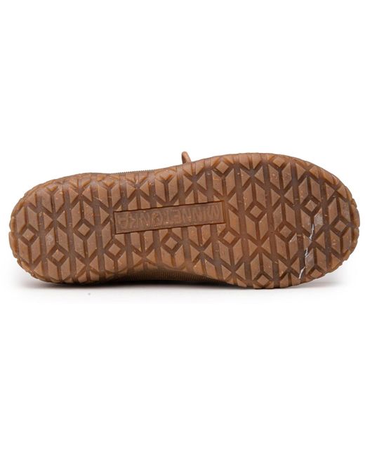 Minnetonka Brown Tealey Lace-up Suede Ankle Boots