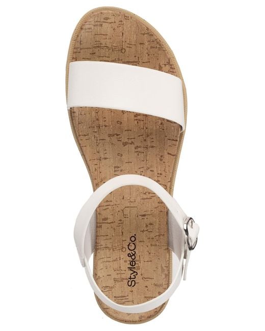 Style & Co. Metallic Mayaa Flat Sandals