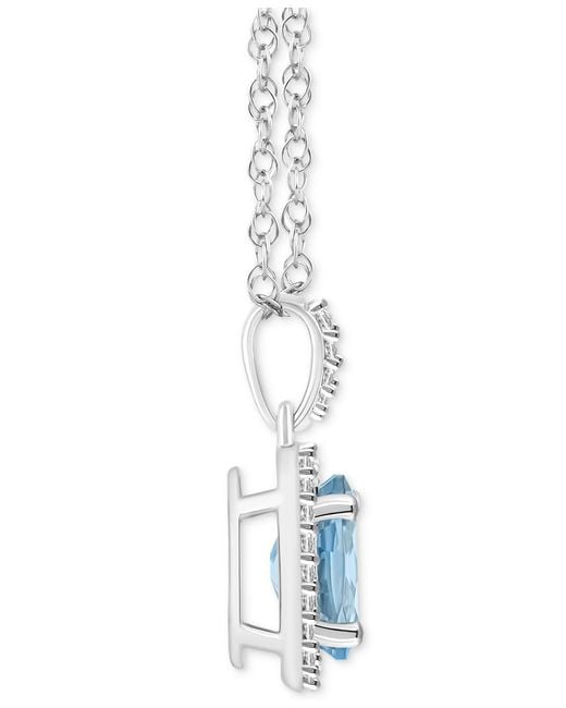 Macy's Blue Lab-created Ruby (1-1/4 Ct. T.w.