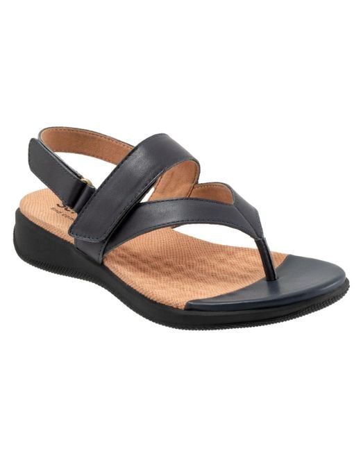 Softwalk® Blue Tracy Sandal