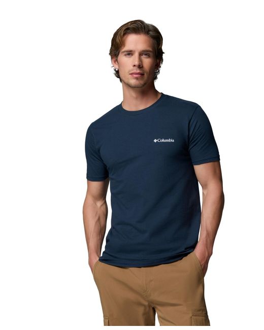 Columbia Blue Ted Graphic T-shirt for men