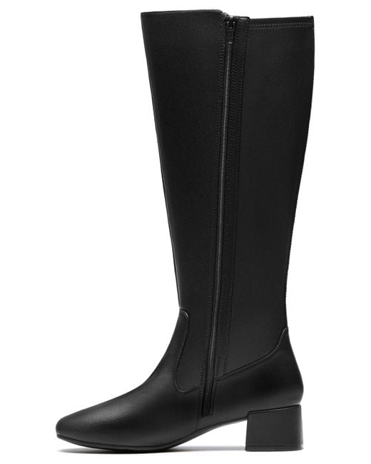 Clarks Black Collection Iridessa Glow Block Heel Boots