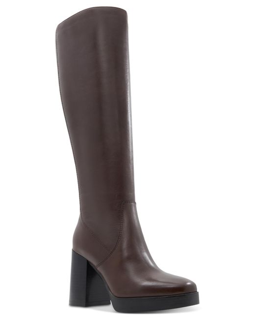 ALDO Equine Riding Boots in Brown Lyst