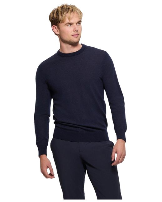 Guess Blue Fred Pullover Sweater for men