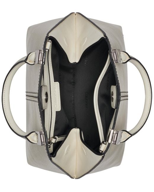 【 】★バッグ★ Granite Convertible Satchel Snap Calvin Klein Granite Studded Convertible Satchel Bag in