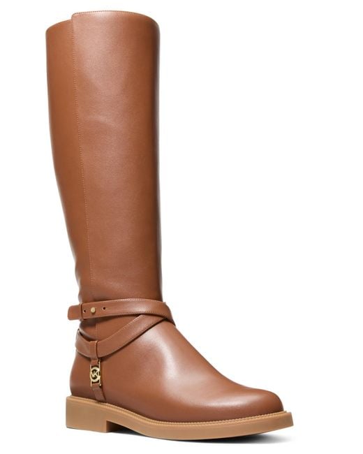 Michael Kors Brown Mandy Knee High Boots