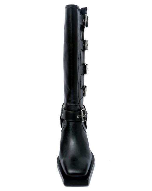 Kenneth Cole Black Emmett High Boots