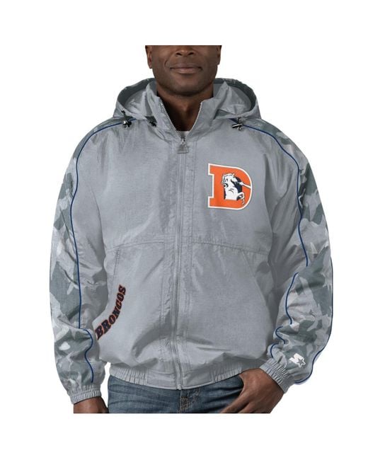 Starter Distressed Denver Broncos Thursday Night Gridiron Throwback