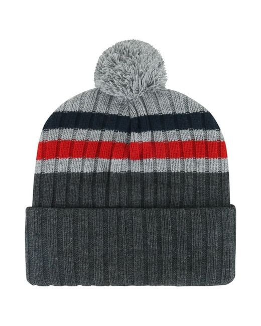 '47 Gray Washington Capitals Stack Patch Cuffed Knit Hat for men