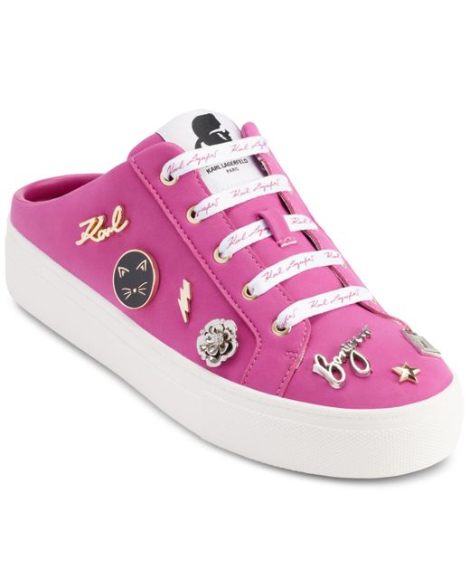 Karl Lagerfeld Pink Cordelia Sneaker Mules