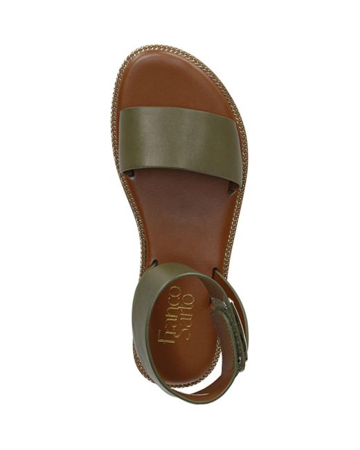 franco sarto green sandals