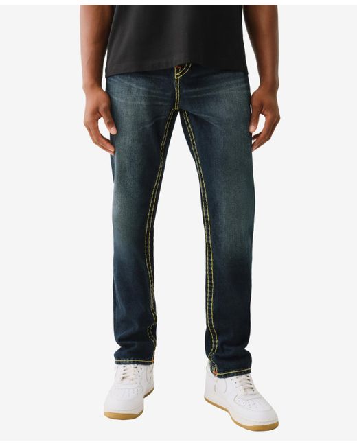 True Religion Blue Rocco Super T No Flap Jeans for men