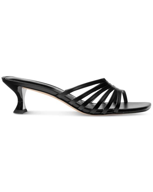 Michael Kors Black Michael Haisley Kitten Heel Sandals