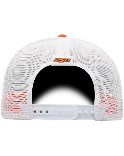 Top Of The World Orange Oklahoma State Cowboys Trucker Adjustable Hat for men