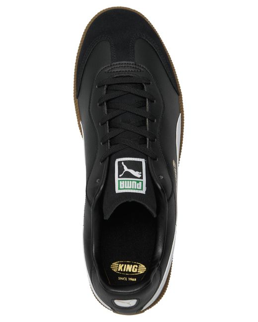 PUMA King 21 It Indoor Soccer Shoes From Finish Line in Black for Men ...
