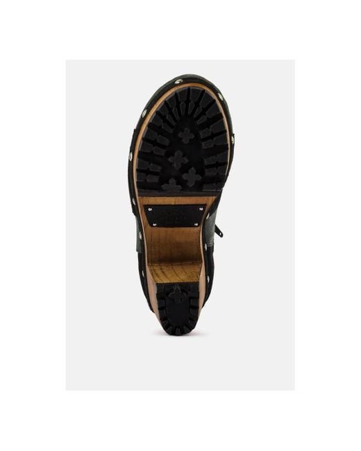 Rag & Co Black Huron Fine Suede Patchwork Ankle Boots
