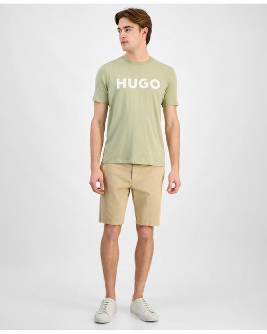 Boss Green Hugo By Dulivio Regular-fit Logo Graphic T-shirt for men