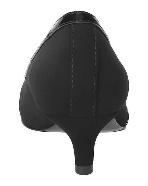 Easy Street Black Maye Pointed Toe Pumps