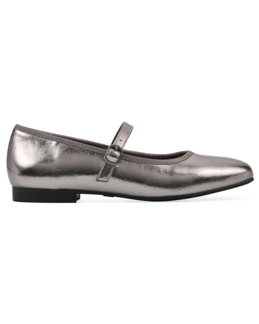White Mountain Brown Boch Mary Jane Flats