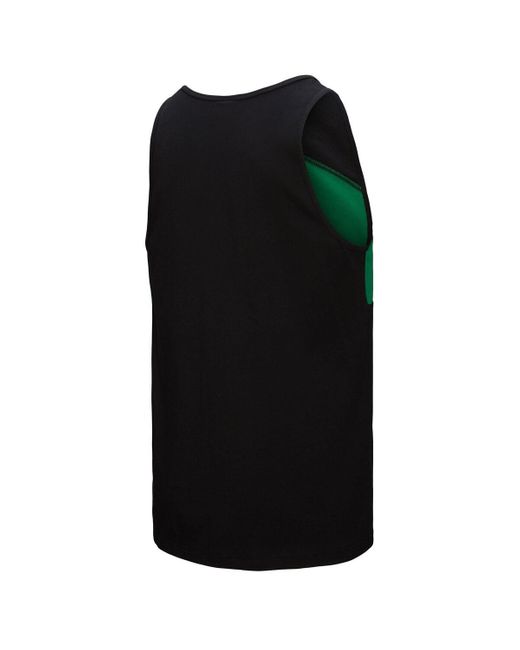 Mitchell & Ness Green Philadelphia Eagles Retro Color Block Tank Top for men