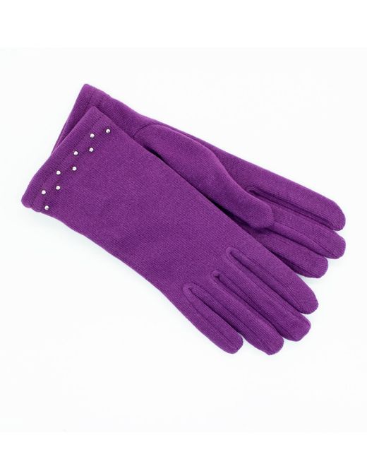 Portolano Purple Round Stud Gloves