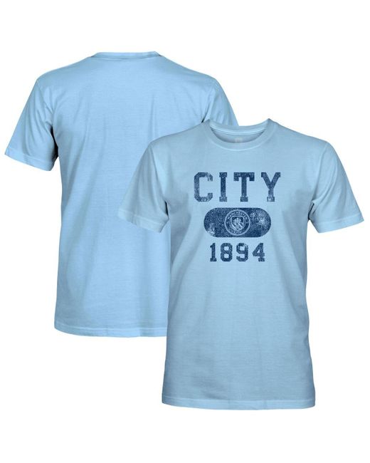 1863fc Sky Blue Manchester City Bubble T-shirt for men