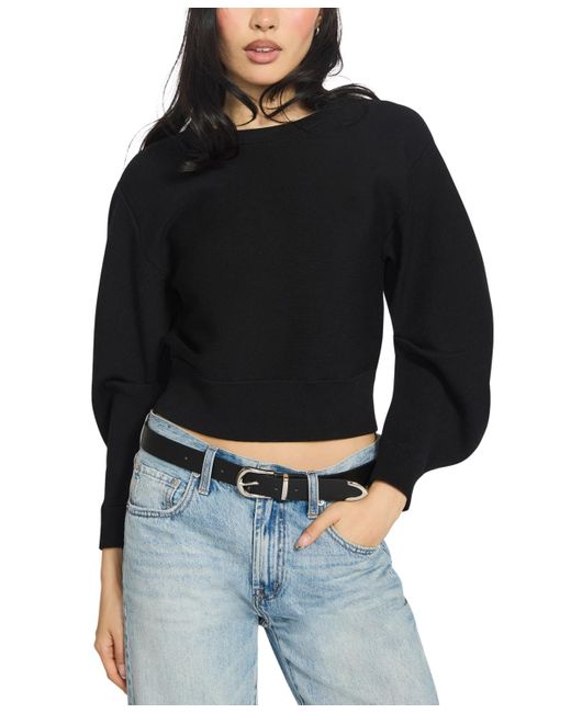 Steve Madden Black 1.18" Faux-leather Belts