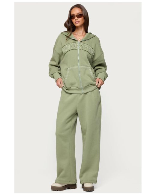 Edikted Green Forever Sweatpants